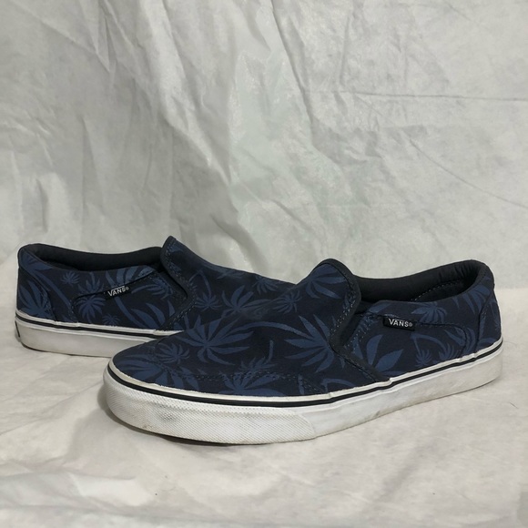 vans slip on palm tree